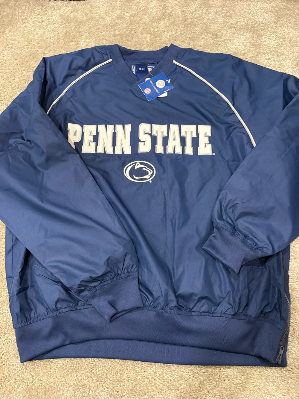 Penn state  Navy Blue Pullover water repellent